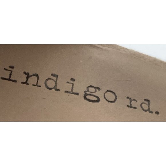 indigo rd irashira womens size 8.5 open toe Espadrille wedge heel Straps sandal - Picture 8 of 8